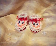 вязаные новые пинетки ручной работы