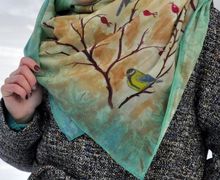 Платок "Скоро весна"