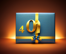 How to make a gift for 40th anniversary