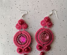 Сутажные серьги