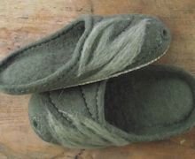 тапочки из 100% шерсти