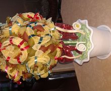 Топиарий из макарон