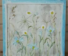 Панно «Цветочный пейзаж»