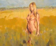 Девушка в поле