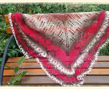 Шаль "Ягодный десерт"