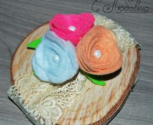 Повязка на голову "Нежный букетик"