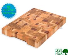 Доска разделочная торцевая наборная. Размеры 315*245*40