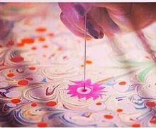 Мастер-класс по рисованию. Техника Эбру.