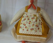 Курочка текстильная в стиле Тильда