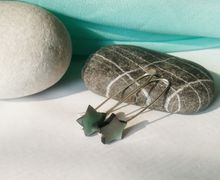 Серебряные серьги с перламутром