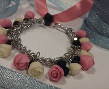 браслет с розами