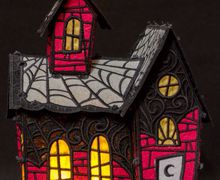 Ночник - домик Halloween