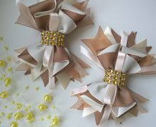 Набор бантиков - заколочек для волос