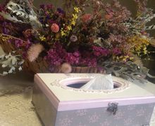 Салфетница  Зефирная из дерева