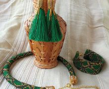 Комплект "Изумрудный питон"