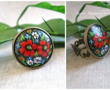 Кольцо "Летняя ночь". На заказ