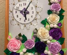 Картина с часами.