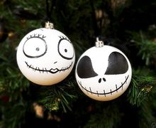 Набор шариков на ёлку "Джек и Салли"