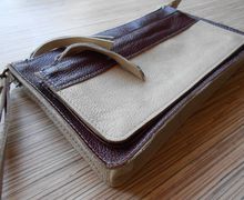 Кожаная косметичка