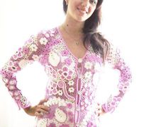 Вязаный кардиган.