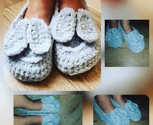 Плюшевые тапочки