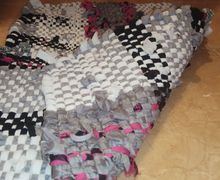 домотканный коврик  ванную