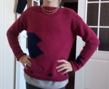 Связанный свитер