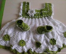 Ажурное платье для малышки 2-3 года