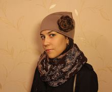 Комплект снуд и шапка "Незнакомка"