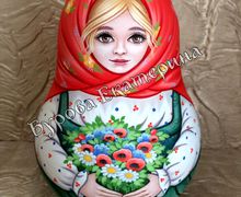 Неваляшка деревянная музыкальная