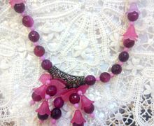 Ожерелье ручной работы "Ягодка"