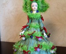 Кукла-шкатулка Ёлочка