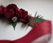 Цветочный пояс "Бургундское вино"