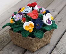 Вязание крючком: цветы