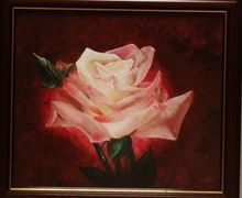 Картина маслом "Роза"