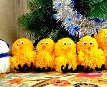 Цыплята и Снеговики