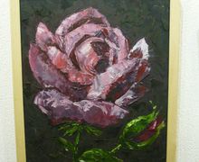 РОЗА НА ЧЕРНОМ ФОНЕ