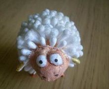 Поделки из ватных палочек