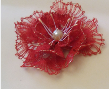 Брошь "Аленький цветочек"