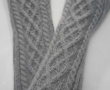 Митенки рукава 101, серые