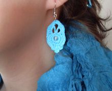 серьги "Лазурные капли"