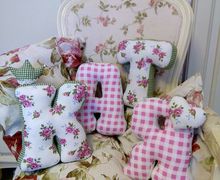 Буквы-подушки