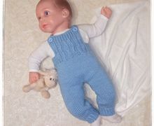 Полукомбинезон вязаный