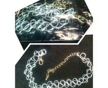 Белый тату-чокер