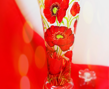 Ваза интерьерная "Маки"