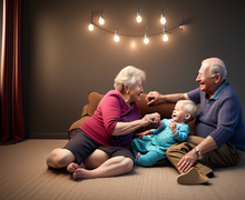 How to make a gift for new grandparents