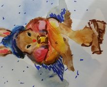 Открытка "милый кролик"