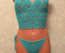 Кроп-топ, купальник