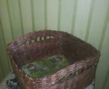 Квадратная корзинка