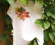 Футболка с ручной росписью "Акварель"